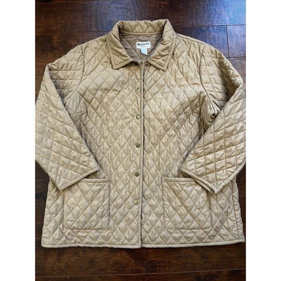 Vintage Pendleton Tan Quilted Button Down Plus Size Jacket READ BELOW - Picture 1 of 7